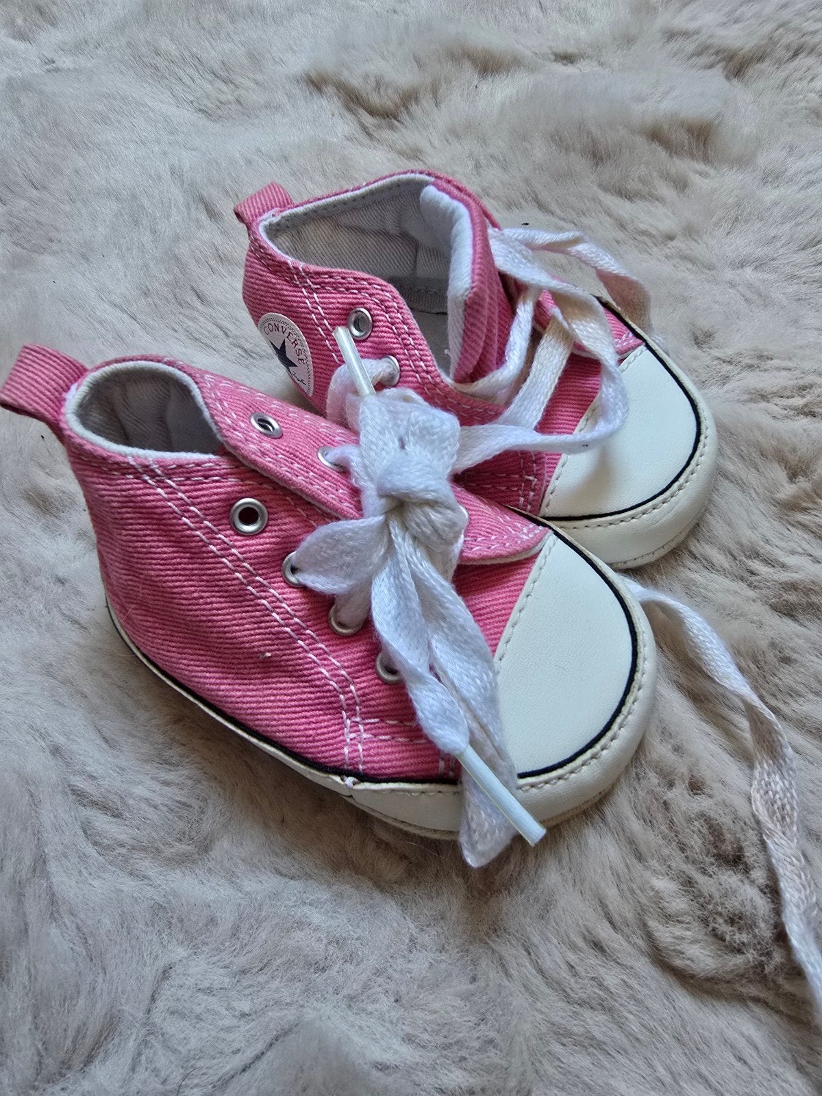 Roze Converse All Stars Allstars baby babyschoentjes - m 18, Schoentjes, Meisje, Ophalen of Verzenden, Converse All Star