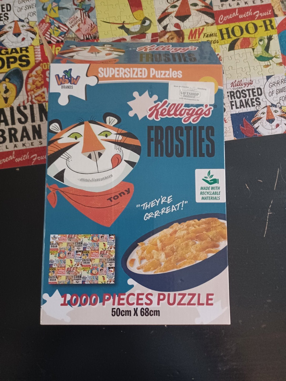 Kellogg's Frosties 1000 Stukjes Legpuzzel, Hobby en Vrije tijd, Denksport en Puzzels, Ophalen of Verzenden, 500 t/m 1500 stukjes