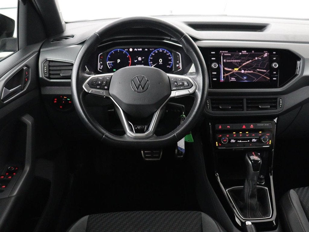 Volkswagen T-Cross 1.0 TSI Style Business R | Stoelverwarmin, Auto's, Volkswagen, Gebruikt, Euro 6, Zwart, Origineel Nederlands