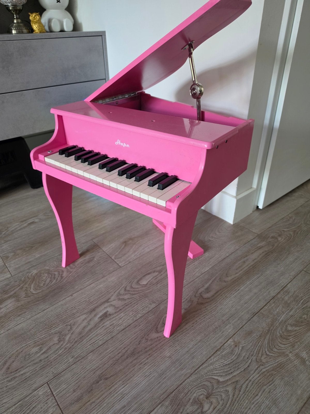 Hape roze kinderpiano - lessenaar ontbreekt, Ophalen, Gebruikt, Overige typen