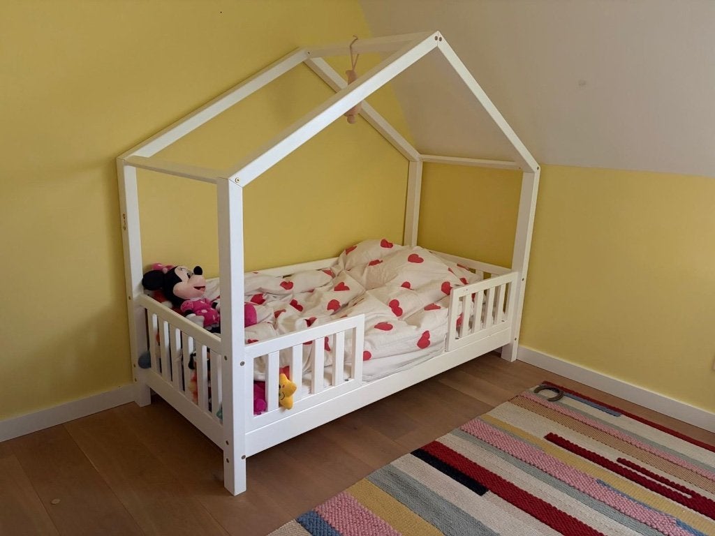 Kinderbed nog in zeer goede staat, Ophalen, Gebruikt, 140 tot 160 cm, 85 tot 100 cm