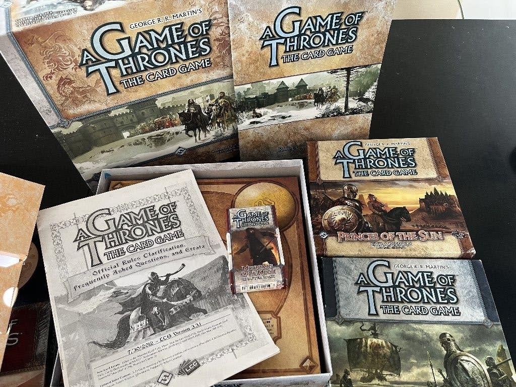 Game of Thrones Card Game 1e editie incl uitbreidingen, Ophalen of Verzenden