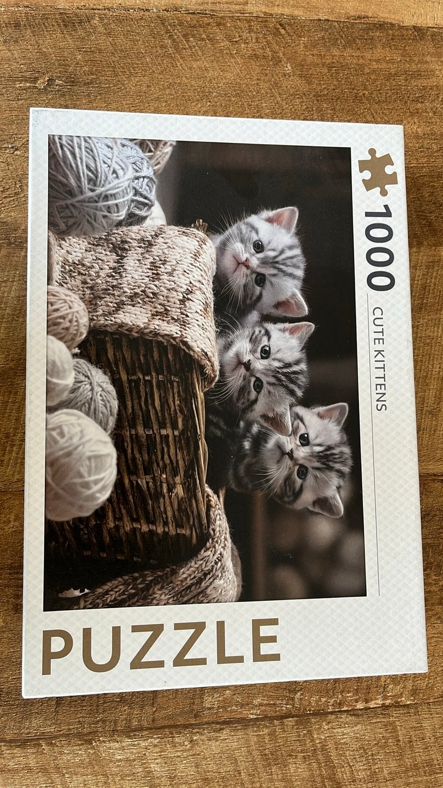 Puzzel 1000 stukjes - Cute Kittens, Ophalen of Verzenden, 500 t/m 1500 stukjes, Zo goed als nieuw, Legpuzzel