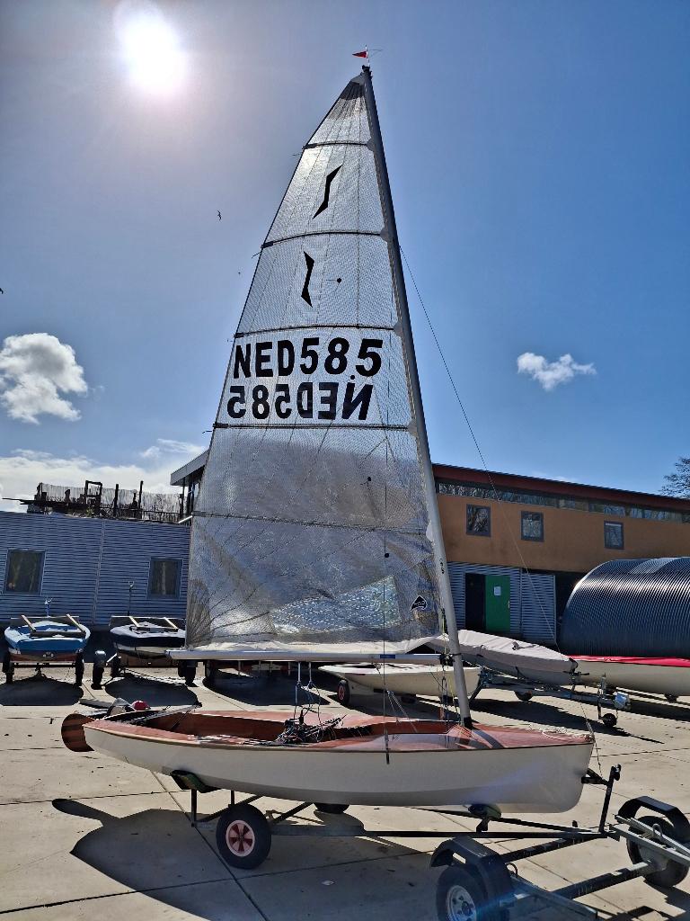 Solo Bergner Epoxy/Hout, Watersport en Boten, Open zeilboten, Ophalen, Geen motor, Gebruikt, Overige typen