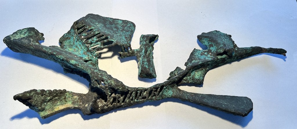 Uniek modern bronzen sculptuur – abstract object, Ophalen of Verzenden