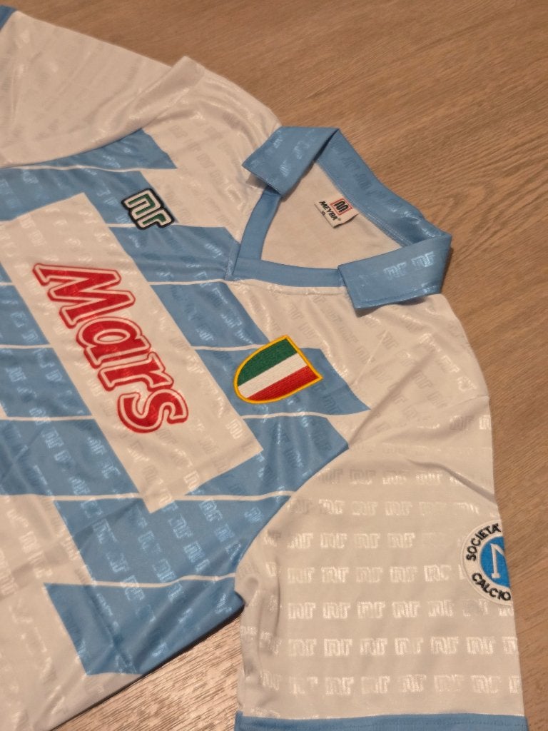 Retro Napoli uitshirt 1990/1991 wit XL, Maat XL, Ophalen of Verzenden, Nieuw, Shirt