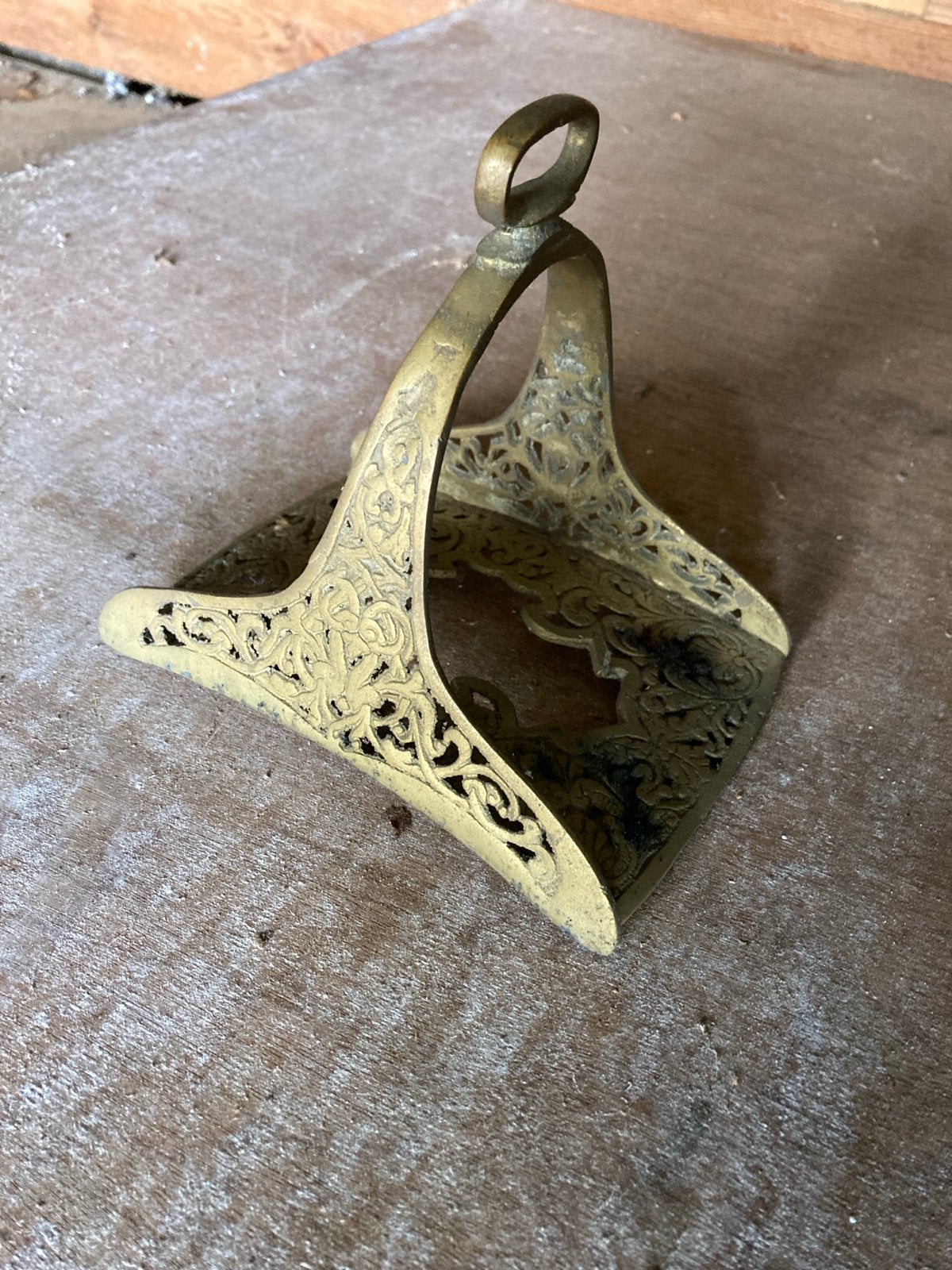 Antieke Oosterse/Perzische Bronzen Opstapbeugel, Antiek en Kunst, Ophalen of Verzenden, Brons