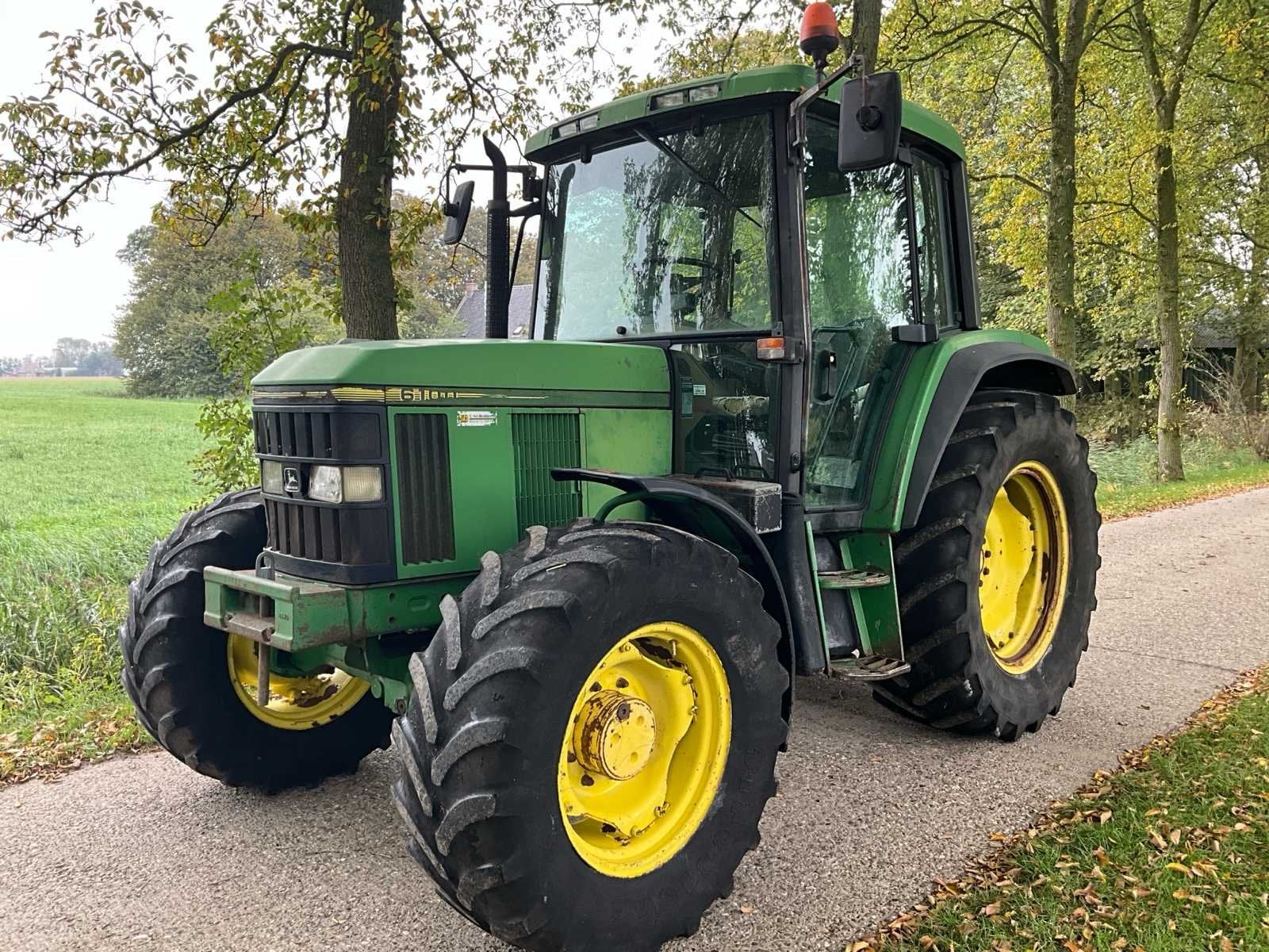 1994 John Deere 6100 Vierwielaangedreven landbouwtractor, Gebruikt, John Deere
