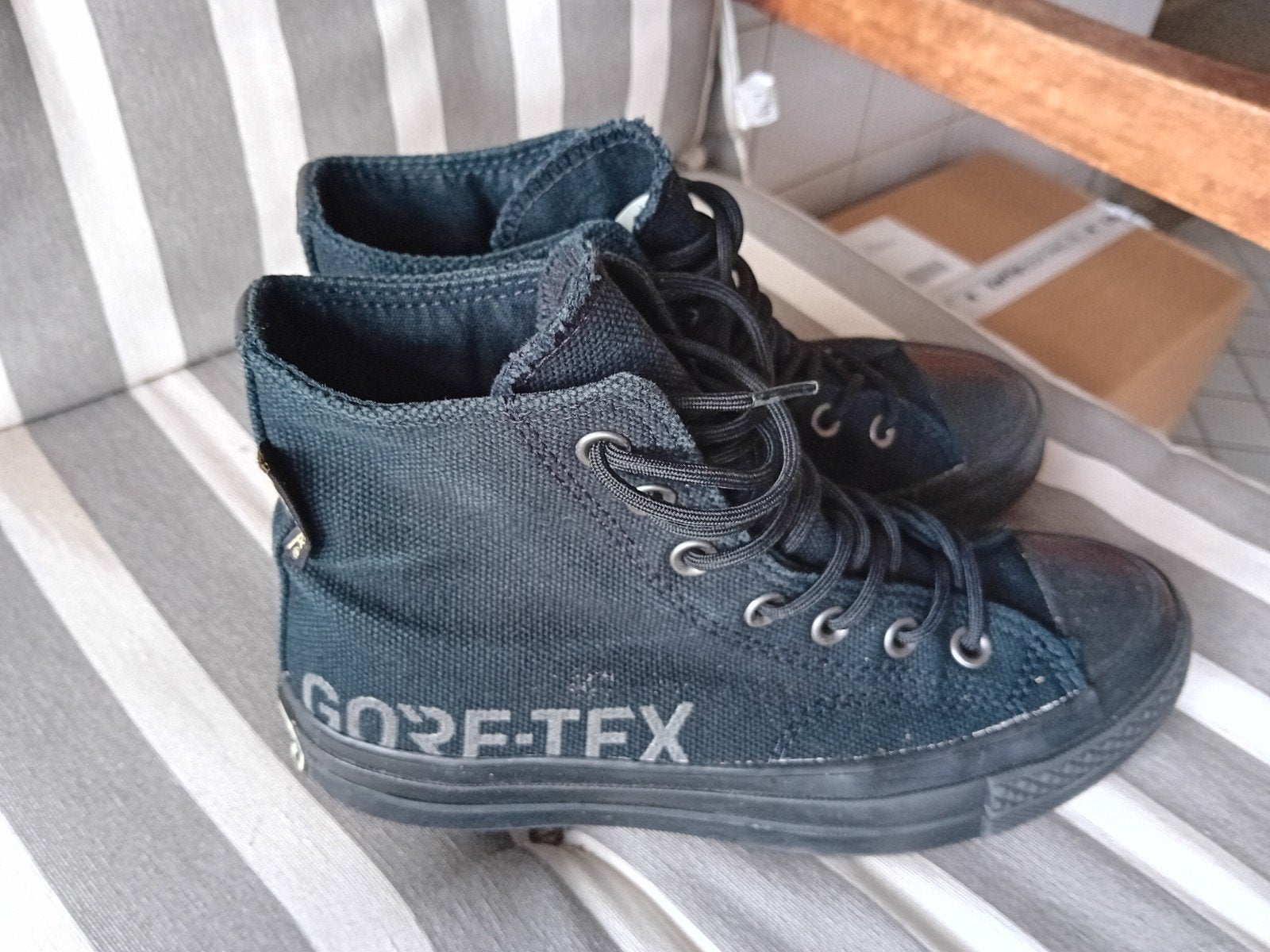 Converse All Stars GORE-TEX Sneakers Maat 36.5, Zwart, Converse, Ophalen of Verzenden, Sneakers of Gympen