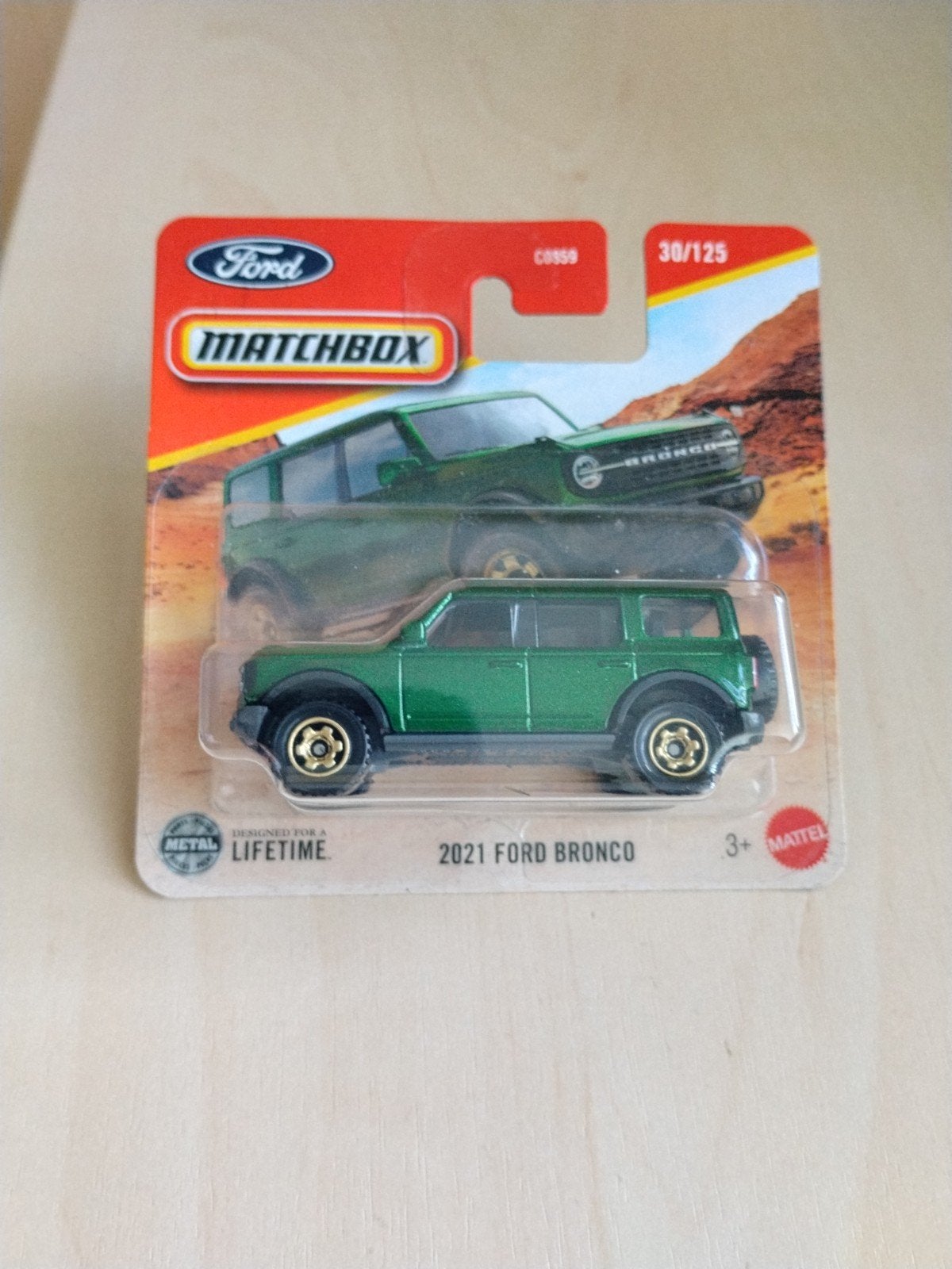 Matchbox 2021 Ford bronco, Ophalen of Verzenden, Nieuw, Auto