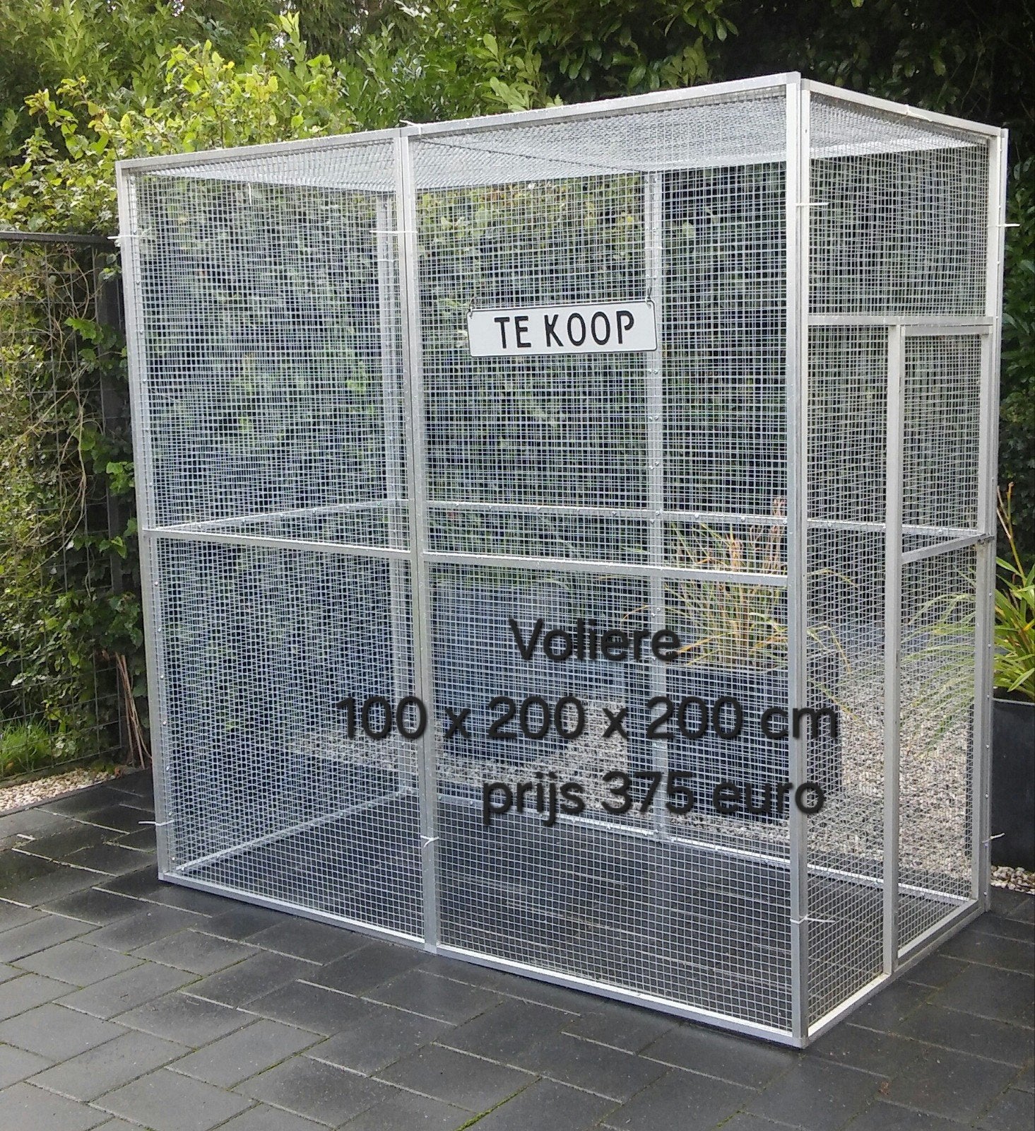 volière's of kattenren, Ophalen, Nieuw, Aluminium, Volière