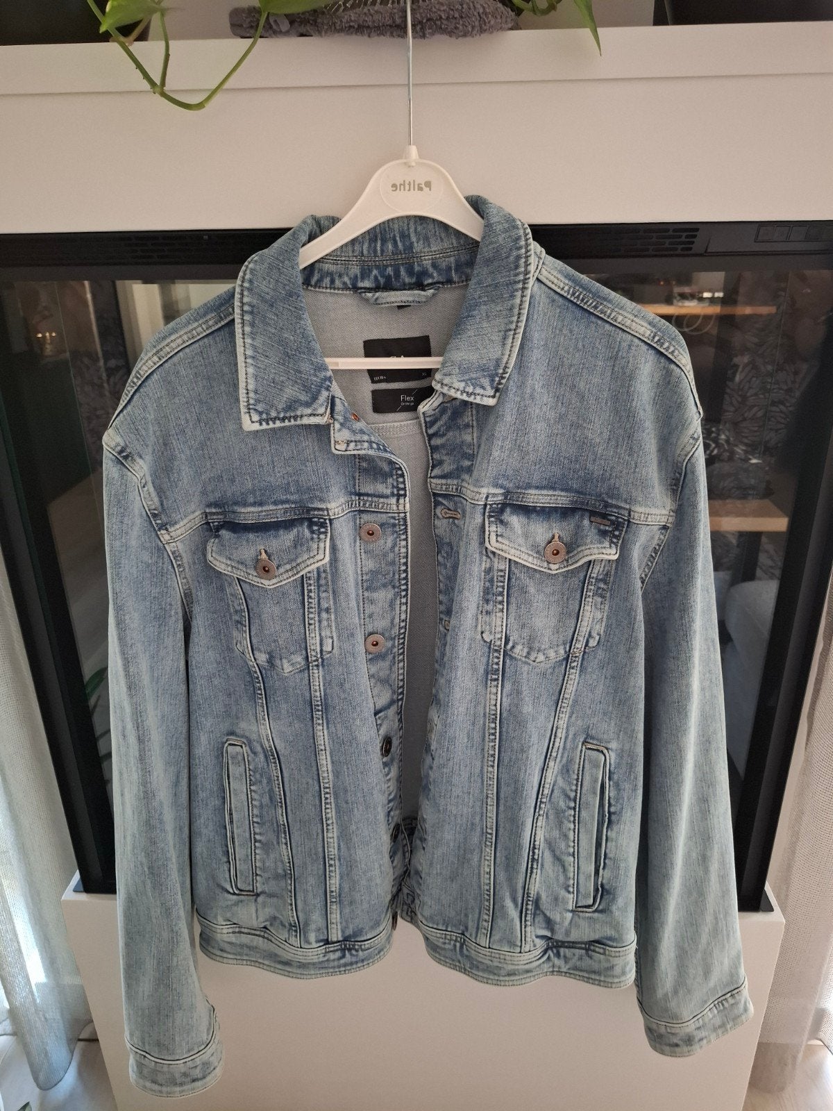 spijkerjack  maatxl nieuw, Kleding | Heren, Ophalen of Verzenden, Nieuw, Blauw