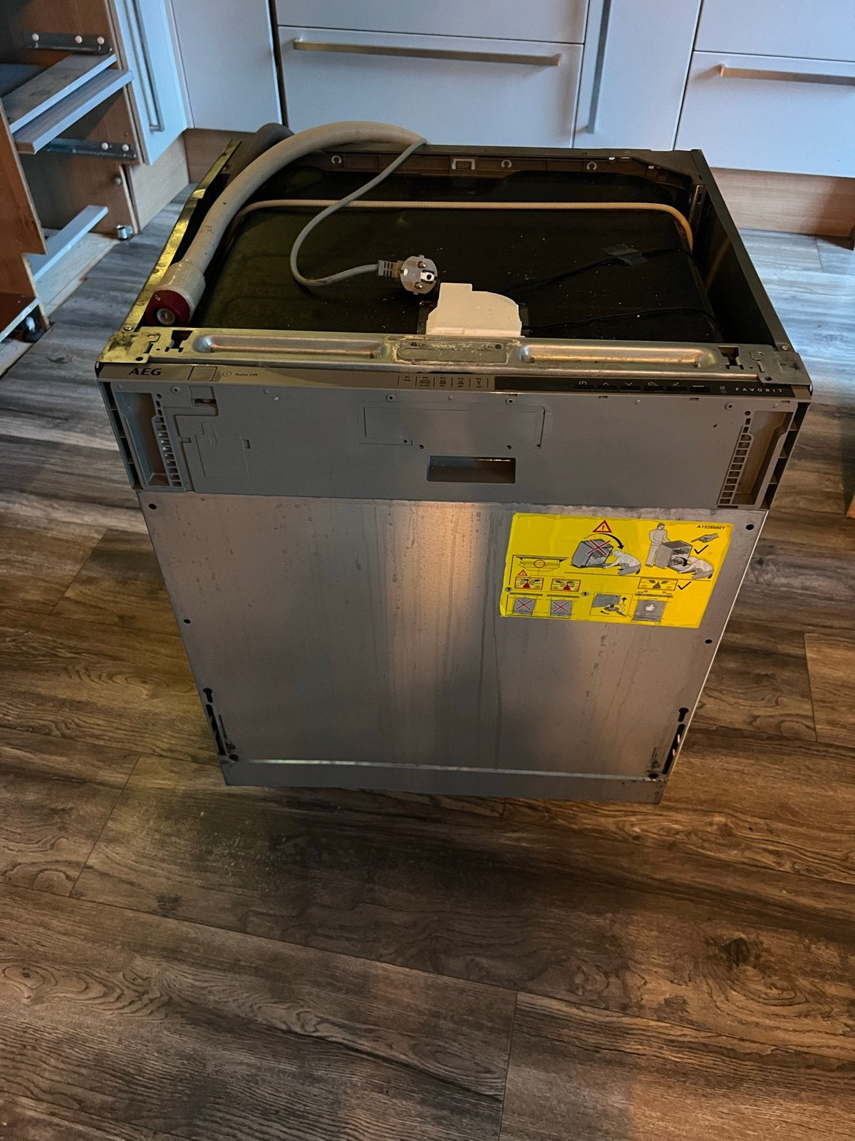 AEG FSB52600Z Inbouw Vaatwasser- slot defect!!!, Ophalen, Minder dan 10 liter, Zo goed als nieuw, Energieklasse A of zuiniger