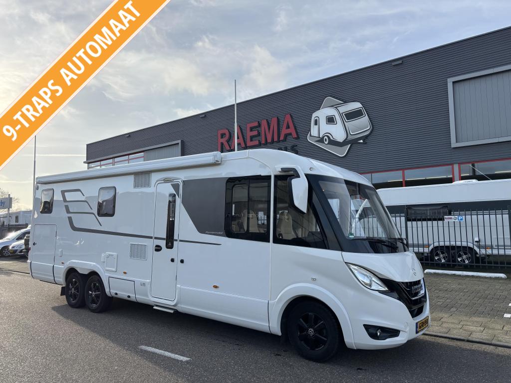 Hymer B-ML I 880 2x Airco-Schotel-automaat- Mercedes-2x TV, Caravans en Kamperen, Campers, Ringverwarming, Bedrijf, Diesel, Luifel