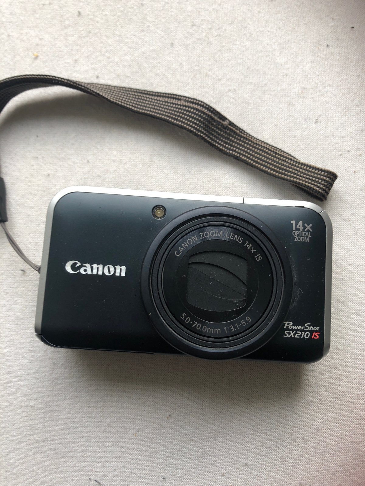 Canon PowerShot SX210 IS Compactcamera - 14.1 Megapixels, Gebruikt, Canon, Beeldstabilisatie, Ophalen of Verzenden