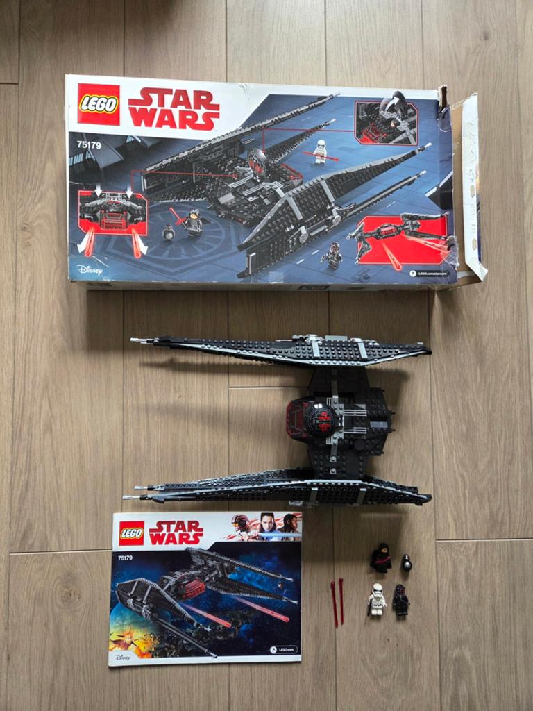 LEGO Star Wars 75179 Kylo Ren's TIE Fighter, Star Wars, Lego, Ophalen of Verzenden, Zo goed als nieuw