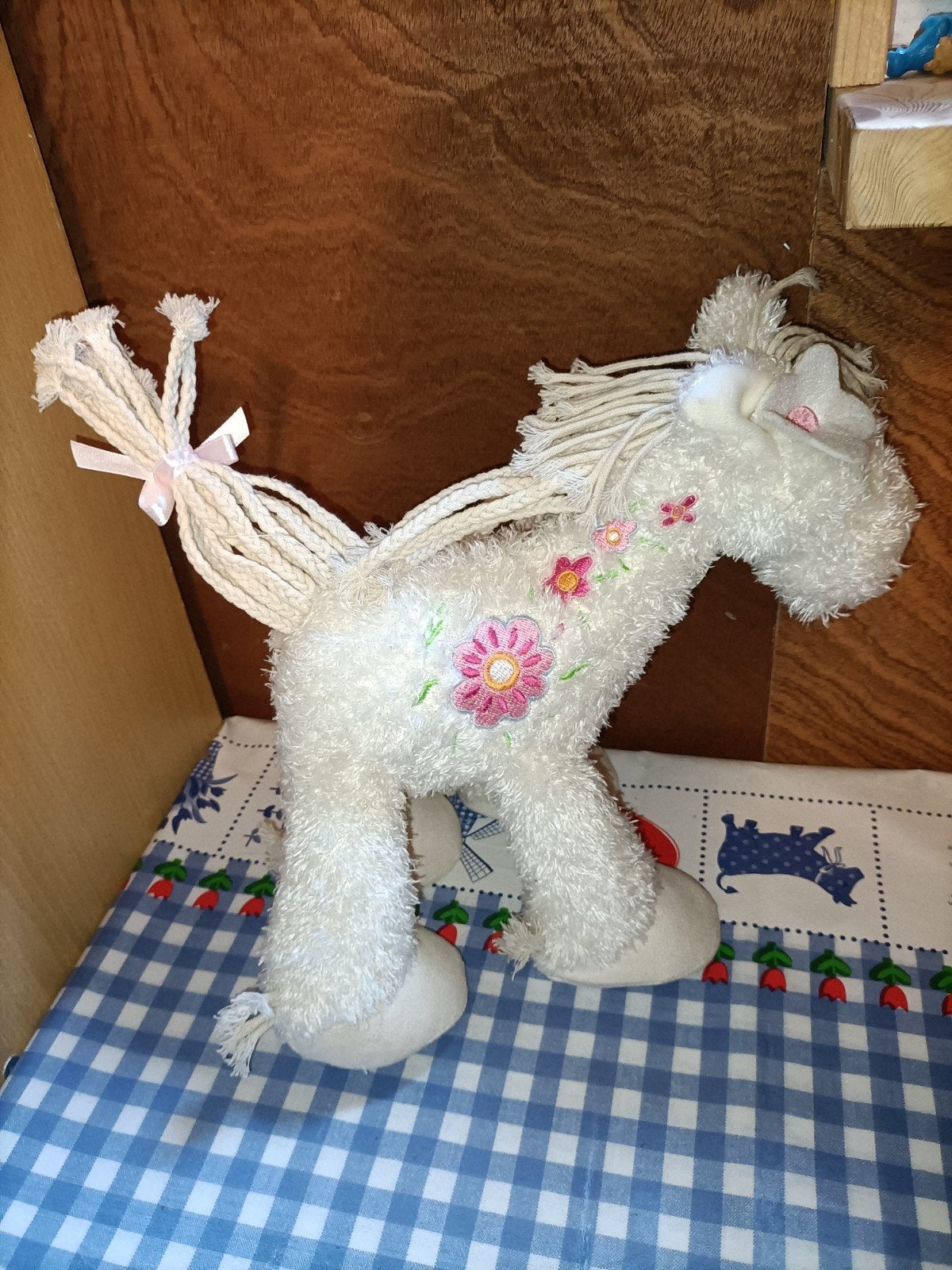 Happy Horse wit paard knuffel 29 cm, Ophalen of Verzenden