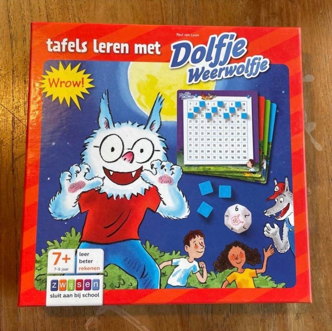 Dolfje Weerwolfje Tafels Leren Rekenspel 7+ Zwijsen, Hobby en Vrije tijd, Gezelschapsspellen | Bordspellen, Drie of vier spelers