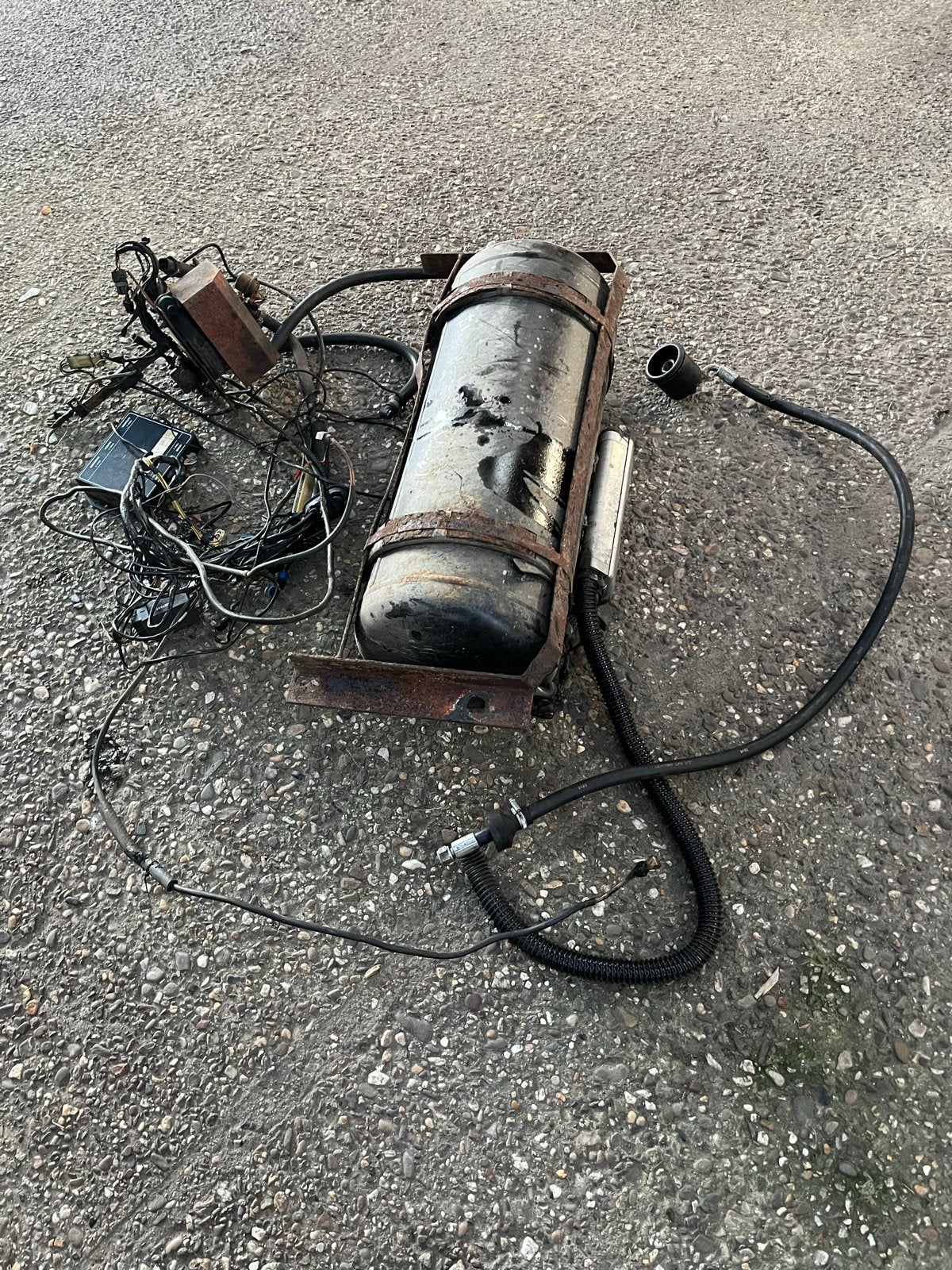 LPG tank met kabelboom, Ophalen, Gebruikt, Universele onderdelen