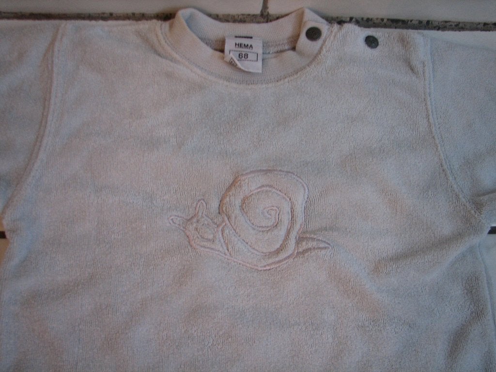 Babyshirt maat 68, Kinderen en Baby's, Babykleding | Maat 68, Ophalen of Verzenden, Gebruikt, Jongetje of Meisje, Shirtje of Longsleeve