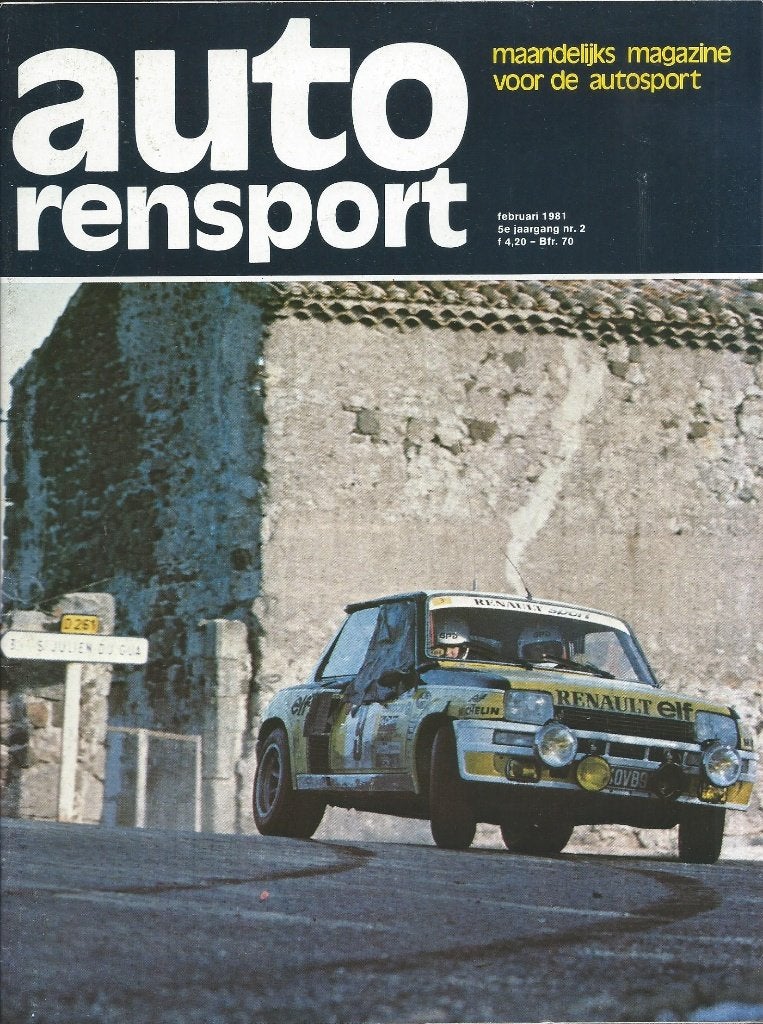 Autorensport 2 1981 : Talbot Sunbeam Tuning - Volvo Tuning, Boeken, Auto's | Folders en Tijdschriften, Ophalen of Verzenden, Gelezen