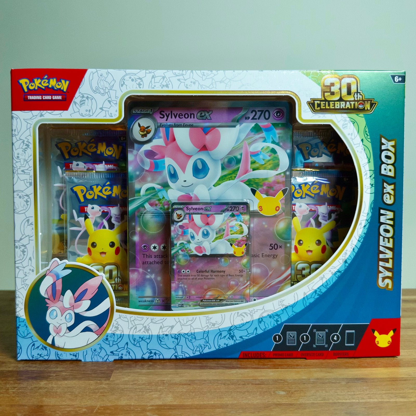 30th Celebration Sylveon ex Box (sealed), Ophalen, Nieuw, Boosterbox, Foil