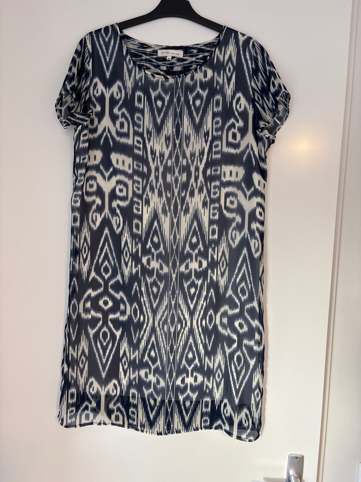 Stroke by Berry Tielens jurk maat 42, Kleding | Dames, Jurken, Blauw, Maat 42/44 (L), Ophalen of Verzenden, Zo goed als nieuw