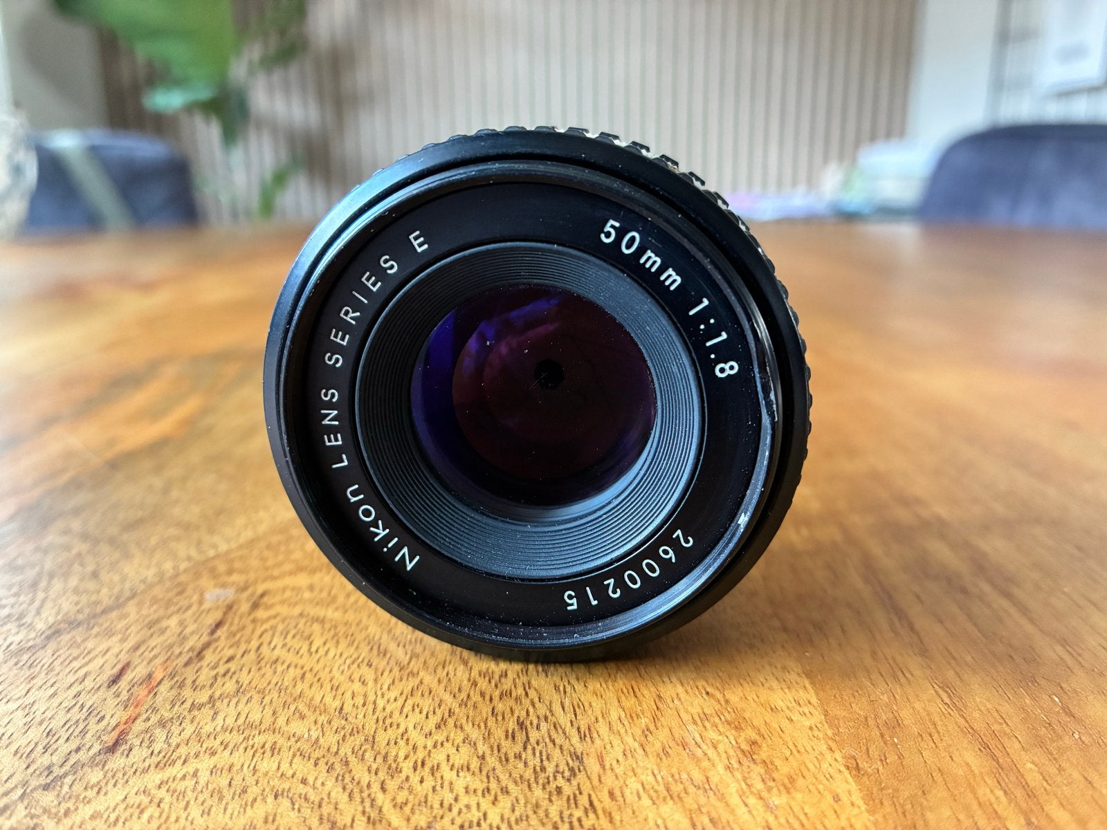 Nikon Lens Series E 50mm 1:1.8 Standaardlens, Gebruikt, Nikon, Ophalen of Verzenden, Handmatige focus