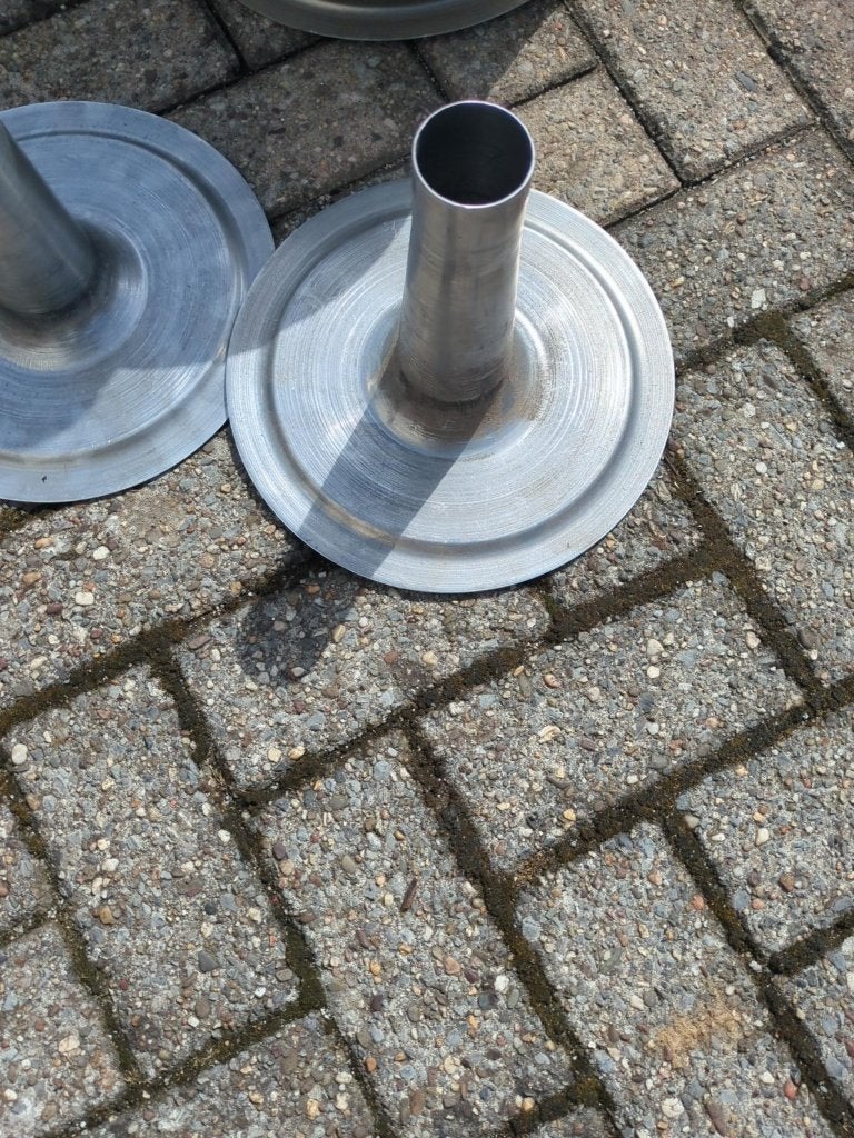 aluminium dak doorvoer 50mm, Nieuw, Minder dan 5 m², Metaal, Grijs