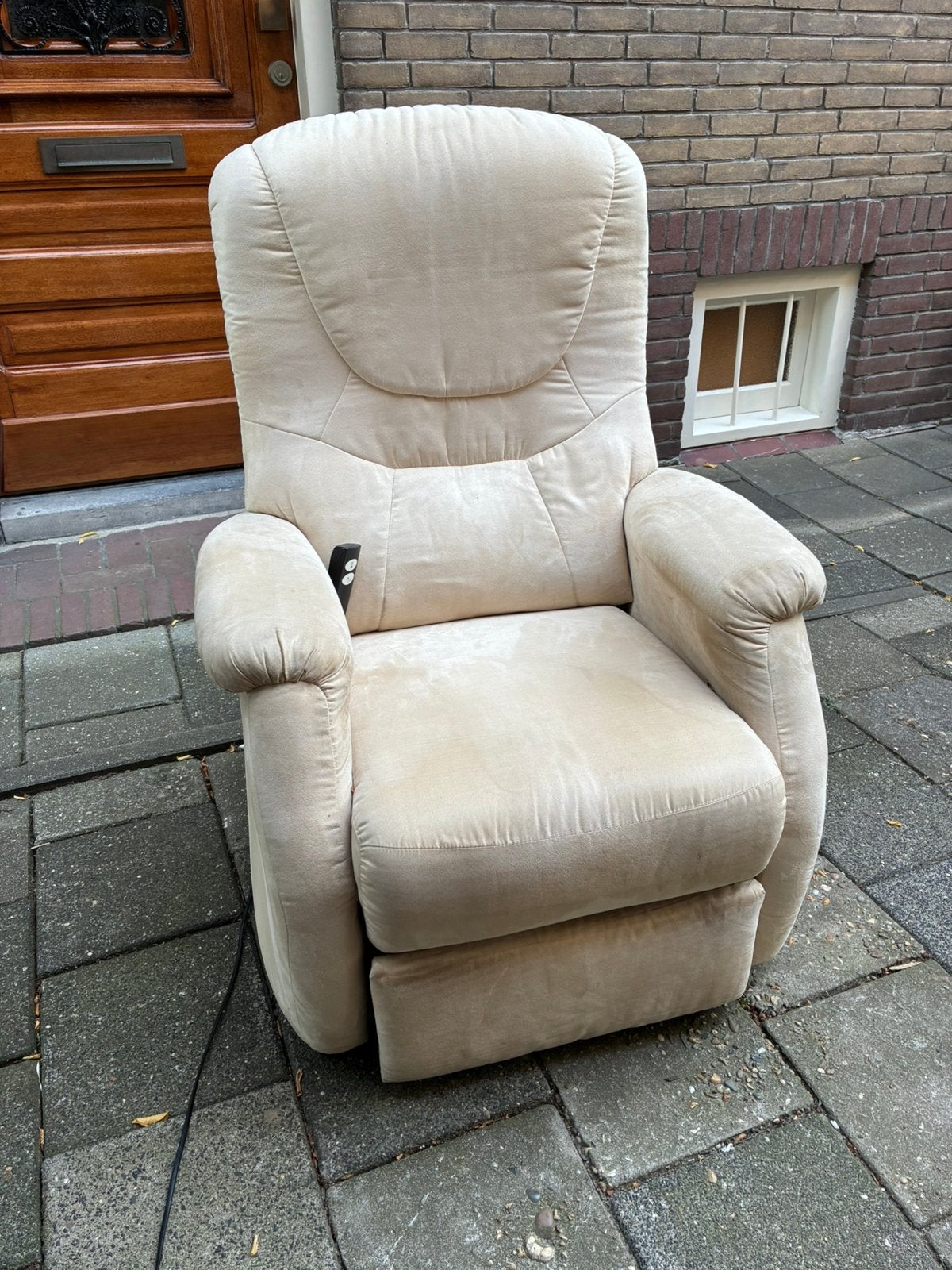 Sta op en relax stoel, Huis en Inrichting, Fauteuils, Ophalen, Gebruikt, Vintage, 75 tot 100 cm