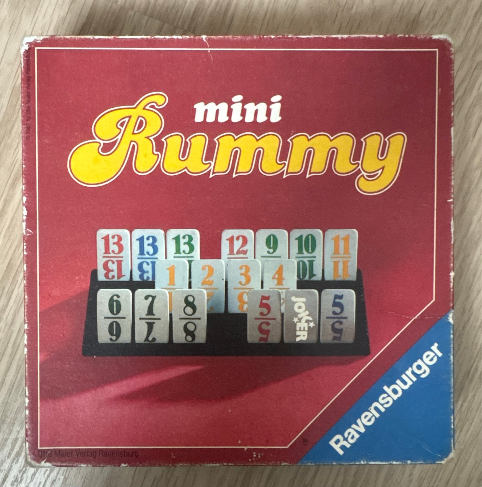 Mini Rummy Reisspel, Drie of vier spelers, Ophalen of Verzenden, Gebruikt, Reisspel
