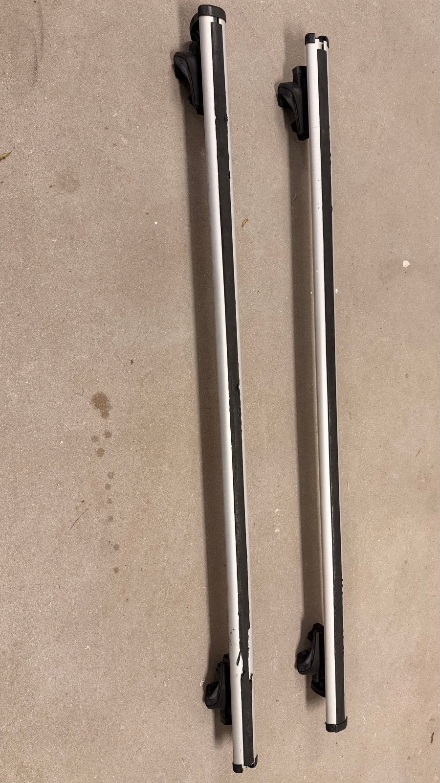 Thule dakdragers voor auto 150cm, Auto diversen, Dakdragers, Ophalen, Gebruikt