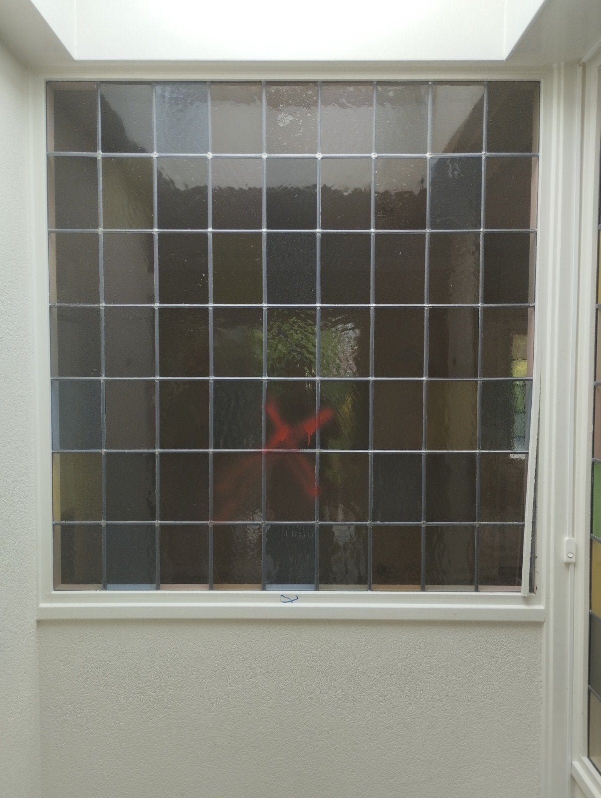 Glas in lood raam, Gevelraam of Ruit, Minder dan 80 cm, Glas in lood, Ophalen of Verzenden