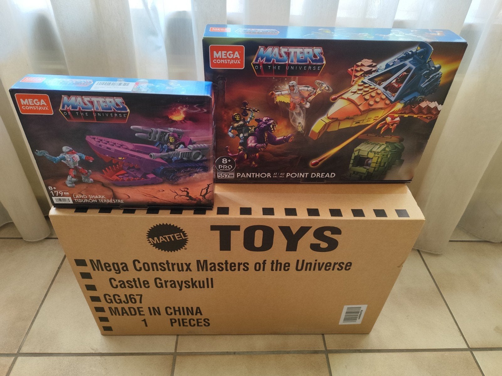 He-Man Mega Construx Masters of the Universe sets (3 stuks), Ophalen of Verzenden, Nieuw, Megabloks