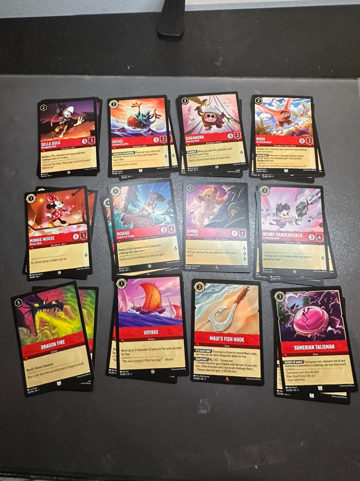 Lorcana deck- incompleet, Ophalen of Verzenden, Zo goed als nieuw, Speeldeck