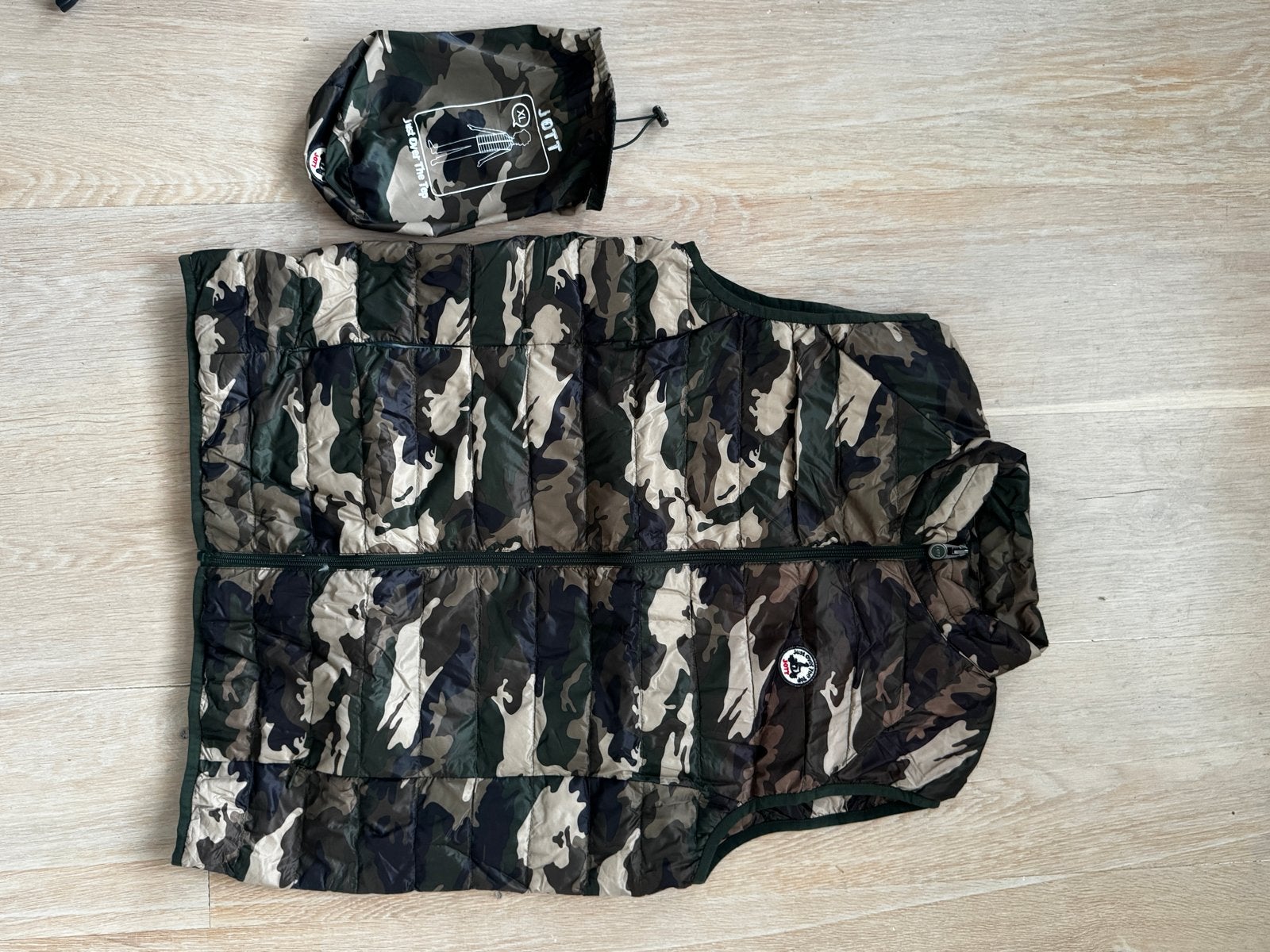 JOTT camouflage bodywarmer - Maat XL, Ophalen of Verzenden, Zo goed als nieuw, Maat 56/58 (XL), Meerkleurig