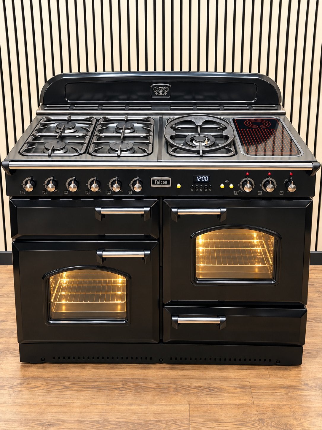Luxe Falcon Classic Fornuis 110 cm Incl. Afzuigkap 110 cm, Witgoed en Apparatuur, Grill, Fornello Esperta, Ophalen of Verzenden
