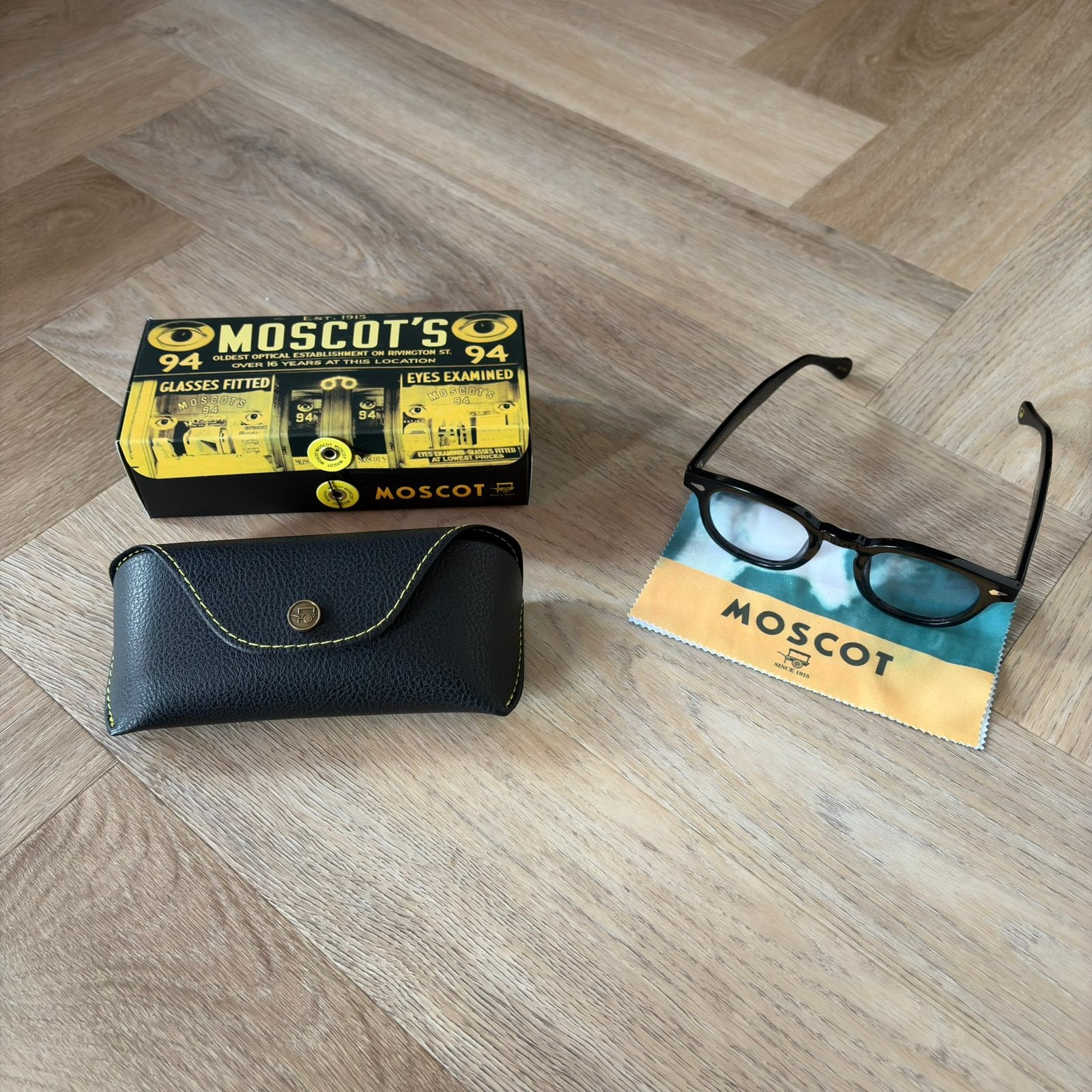 Moscot Lemtosh “Black” 46MM Bril, Overige merken, Zwart, Ophalen of Verzenden, Zo goed als nieuw