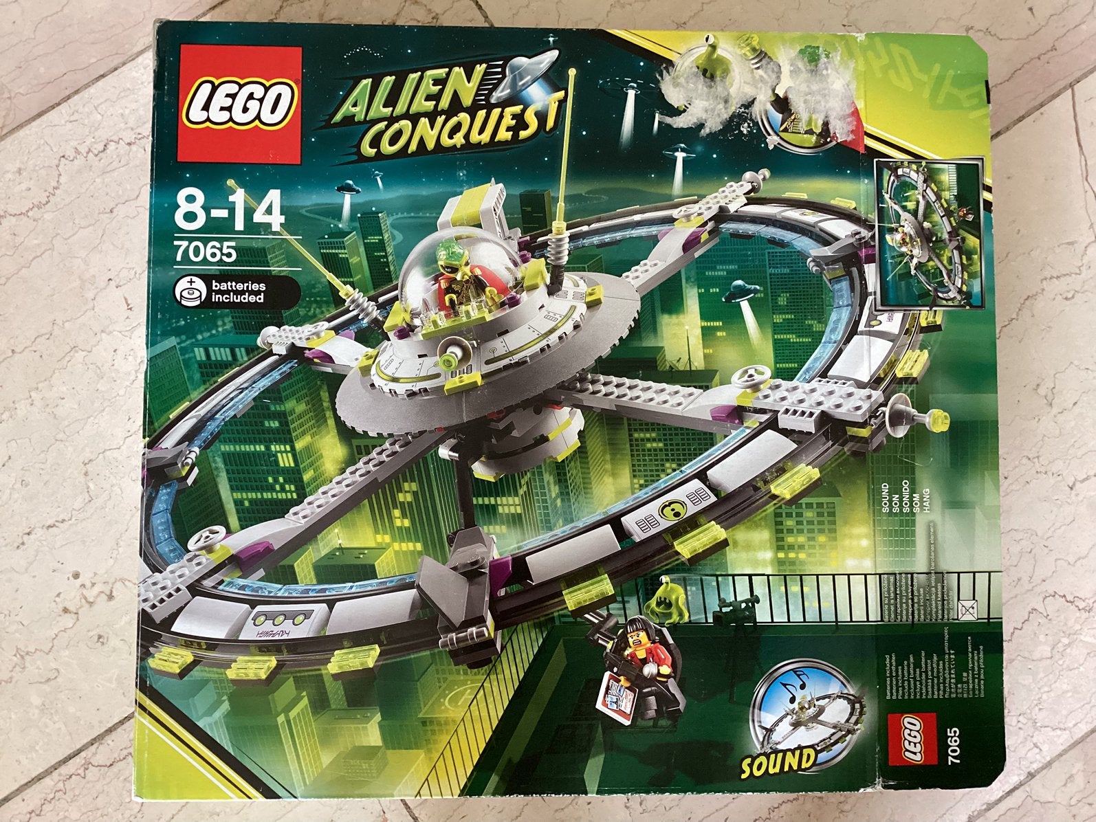 Lego Alien Conquest 7065 met sound, Ophalen of Verzenden, Zo goed als nieuw