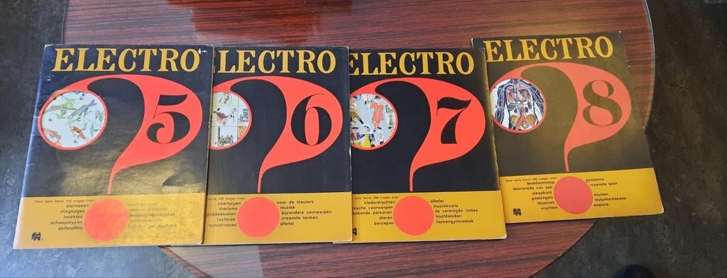Electro vintage  map 5,6,7,8 compleet, Ophalen of Verzenden