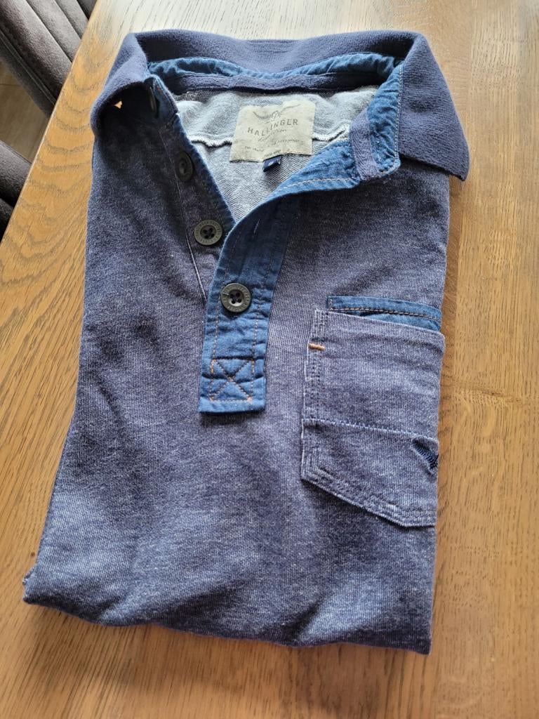 Hallinger Polo Shirt Maat S, Blauw, Hallinger, Ophalen of Verzenden, Gedragen