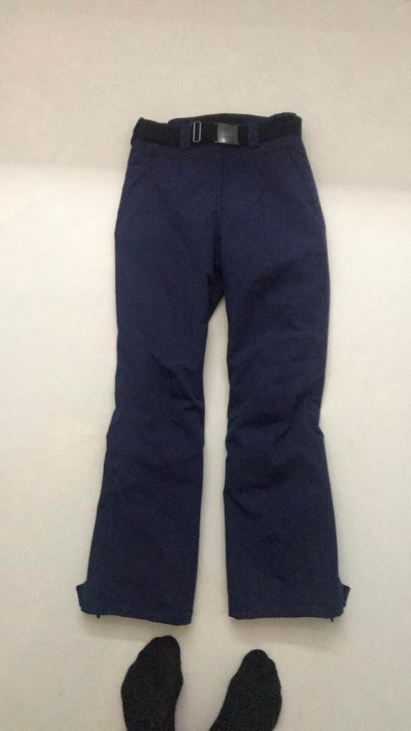 Donkerblauwe skibroek met riem CMP, Ophalen of Verzenden, Gedragen, Maat 38/40 (M), Broek