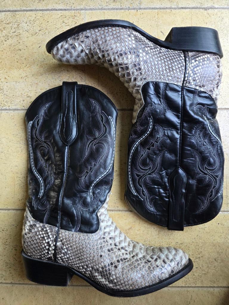 JC Dillon python boots mt 42. Cowboy western boots.Als nieuw, Kleding | Heren, Schoenen, Ophalen of Verzenden, Zo goed als nieuw