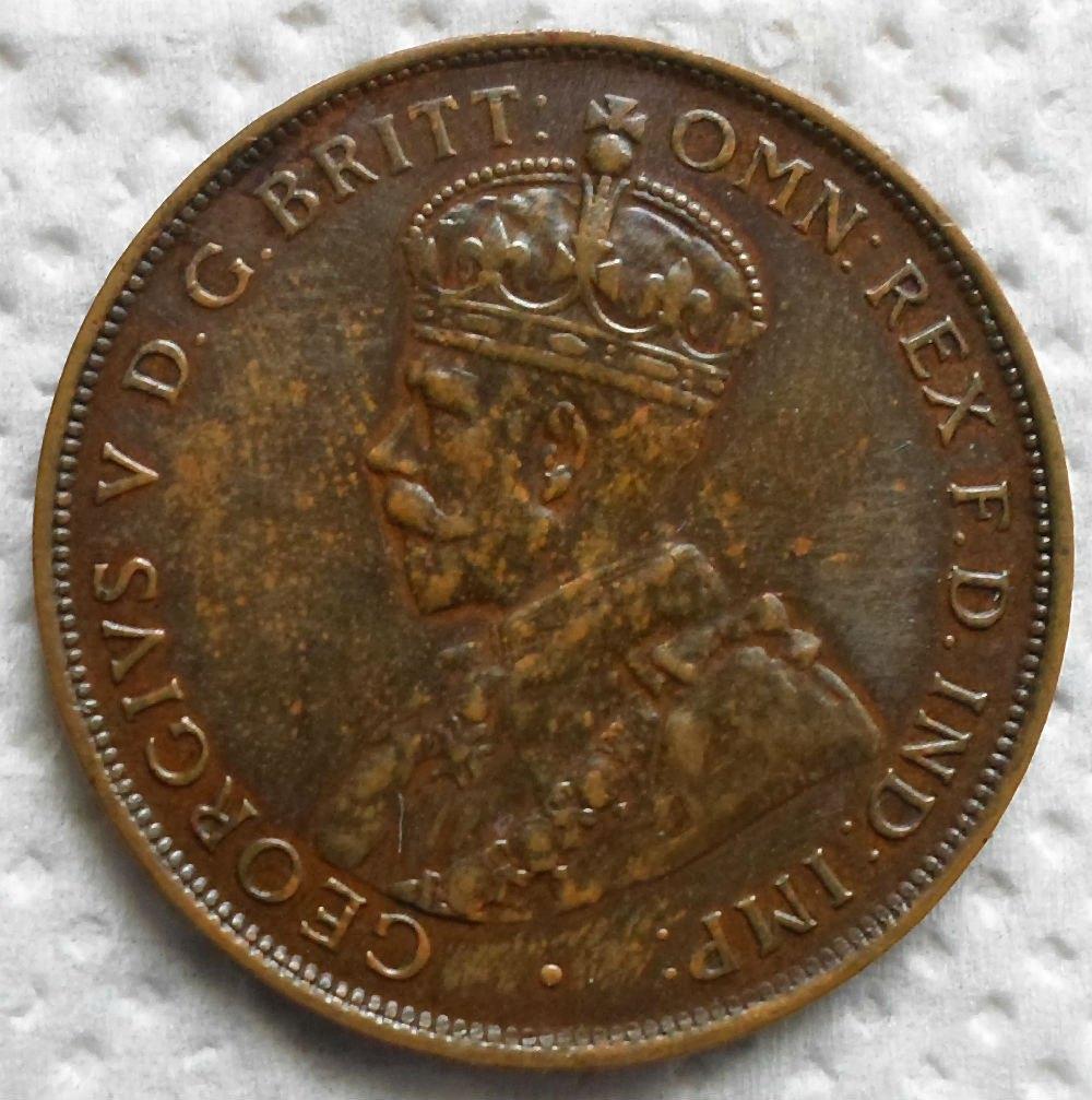 Commonwealth of Australia - One Penny 1927., Verzenden, Losse munt