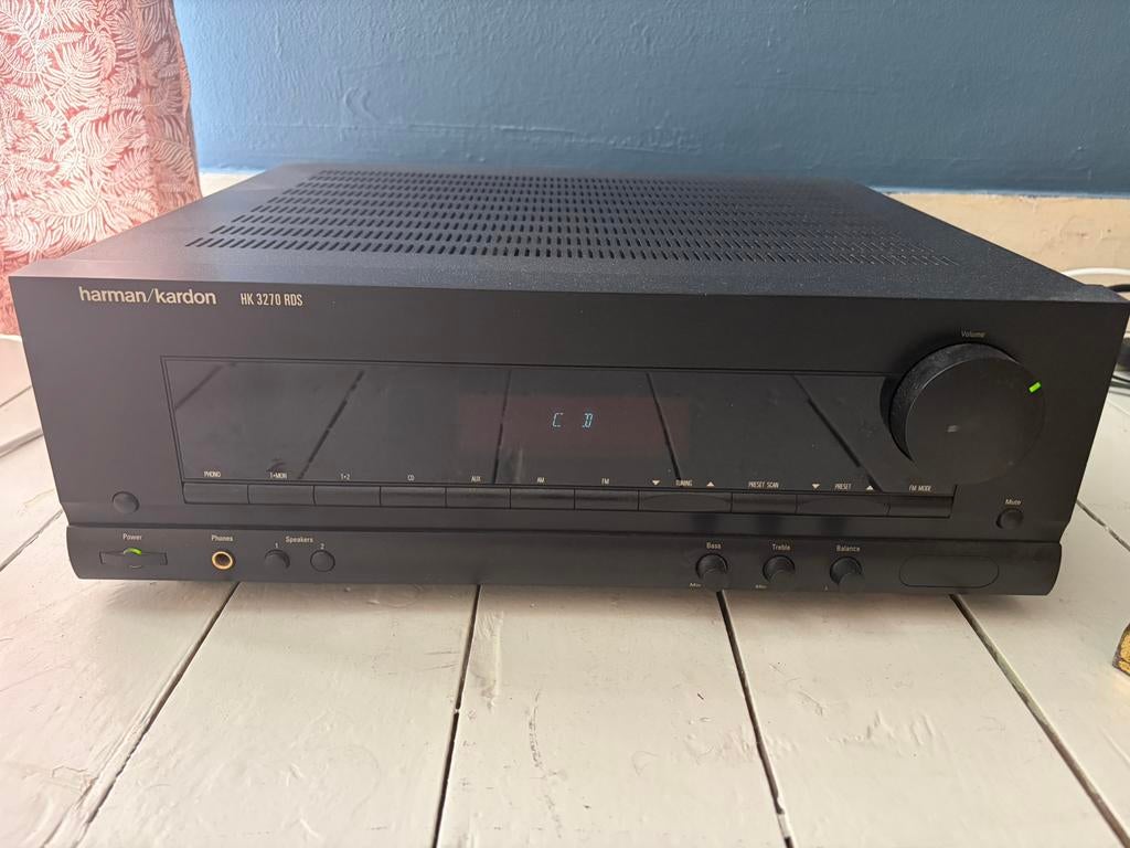 Harman kardon HK 3270 RDS, Audio, Tv en Foto, Versterkers en Receivers, Ophalen, Zo goed als nieuw, 60 tot 120 watt, Overige merken