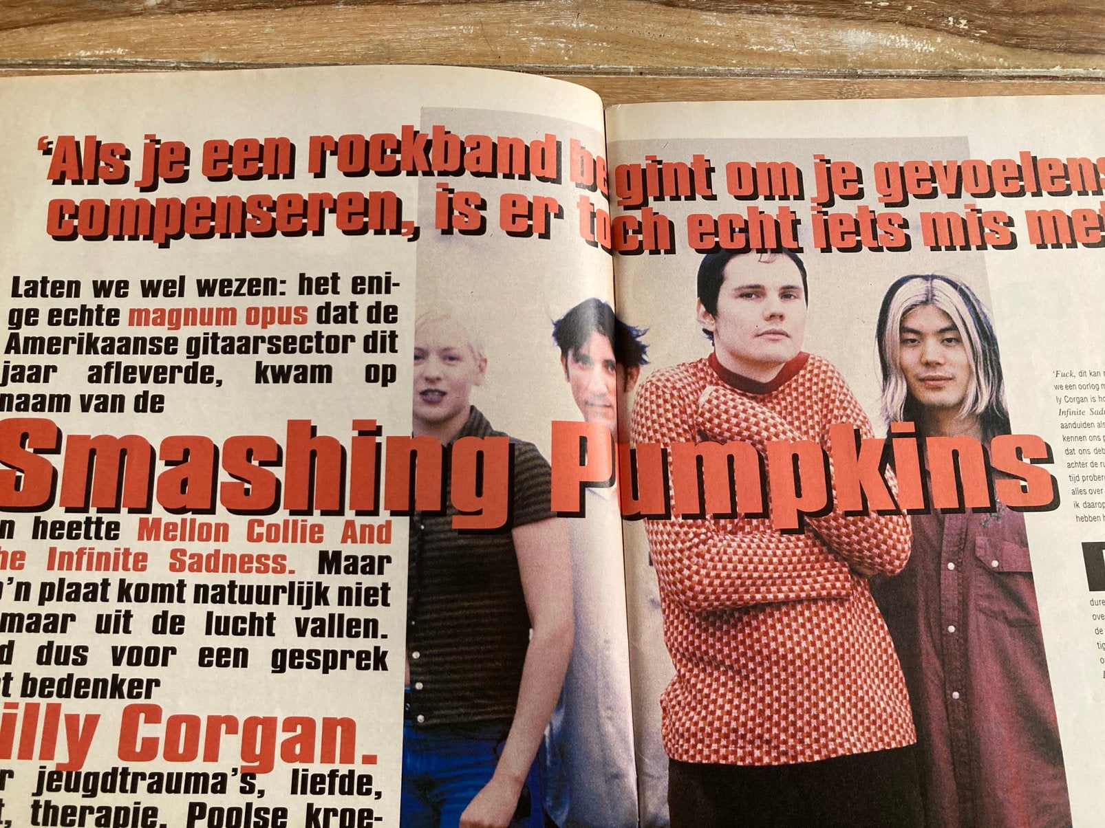 OOR Magazine 1995 Smashing Pumpkins RANCID Foo Fighters, Ophalen of Verzenden, Zo goed als nieuw, Muziek, Film of Tv