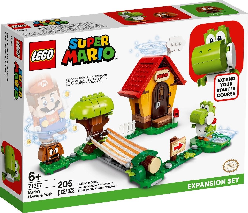 LEGO 71367 Mario's House & Yoshi (Super Mario, Expansion), Overige thema's, Nieuw, Ophalen of Verzenden, Complete set