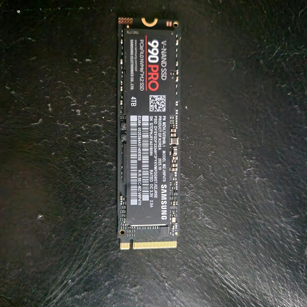 Samsung 990PRO 4TB NVMe, Intern, SSD, Ophalen of Verzenden, Desktop