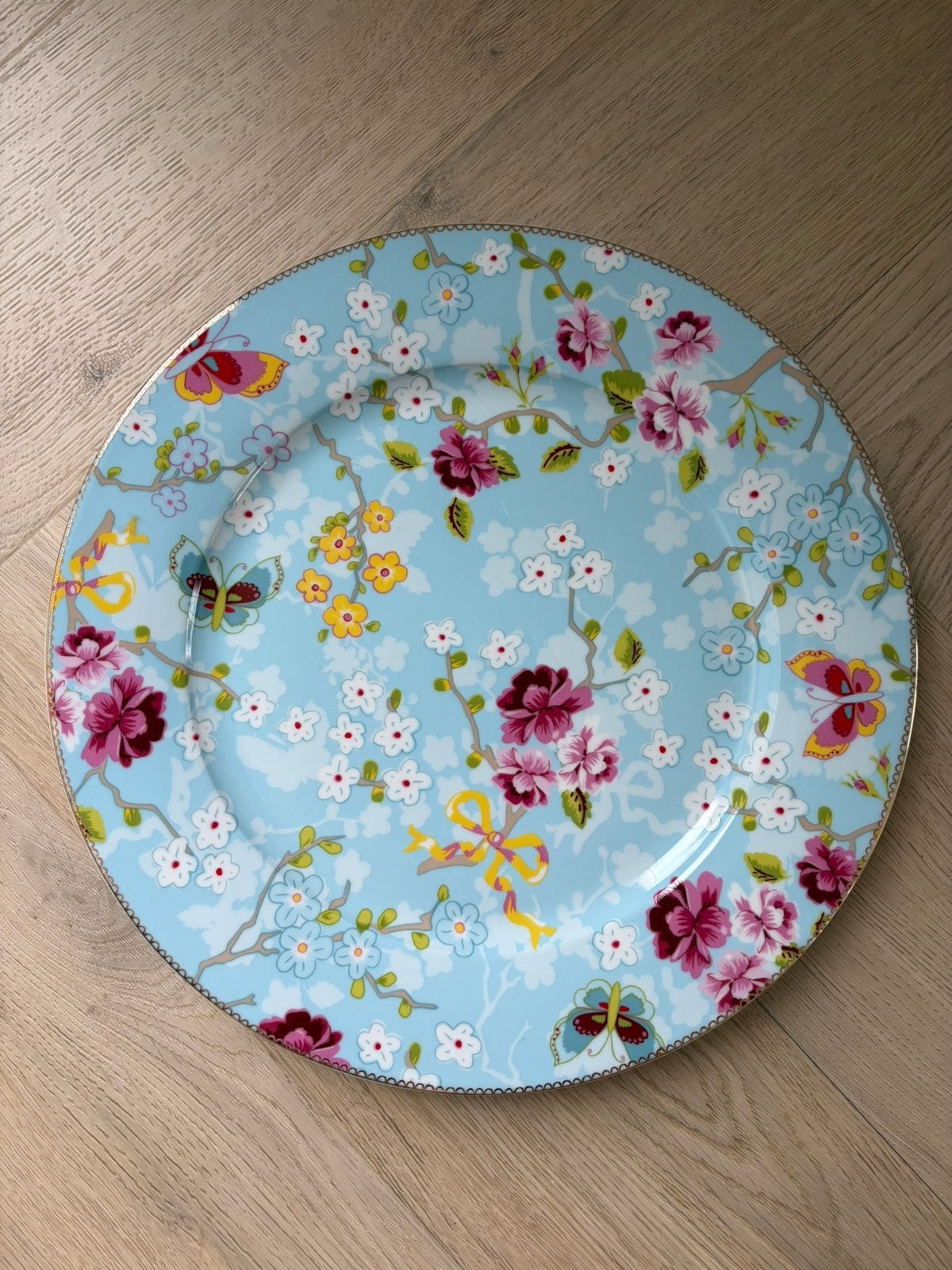 Pip studio servies onderbord blauw, Pip Studio, Ophalen of Verzenden, Zo goed als nieuw, Bord(en)