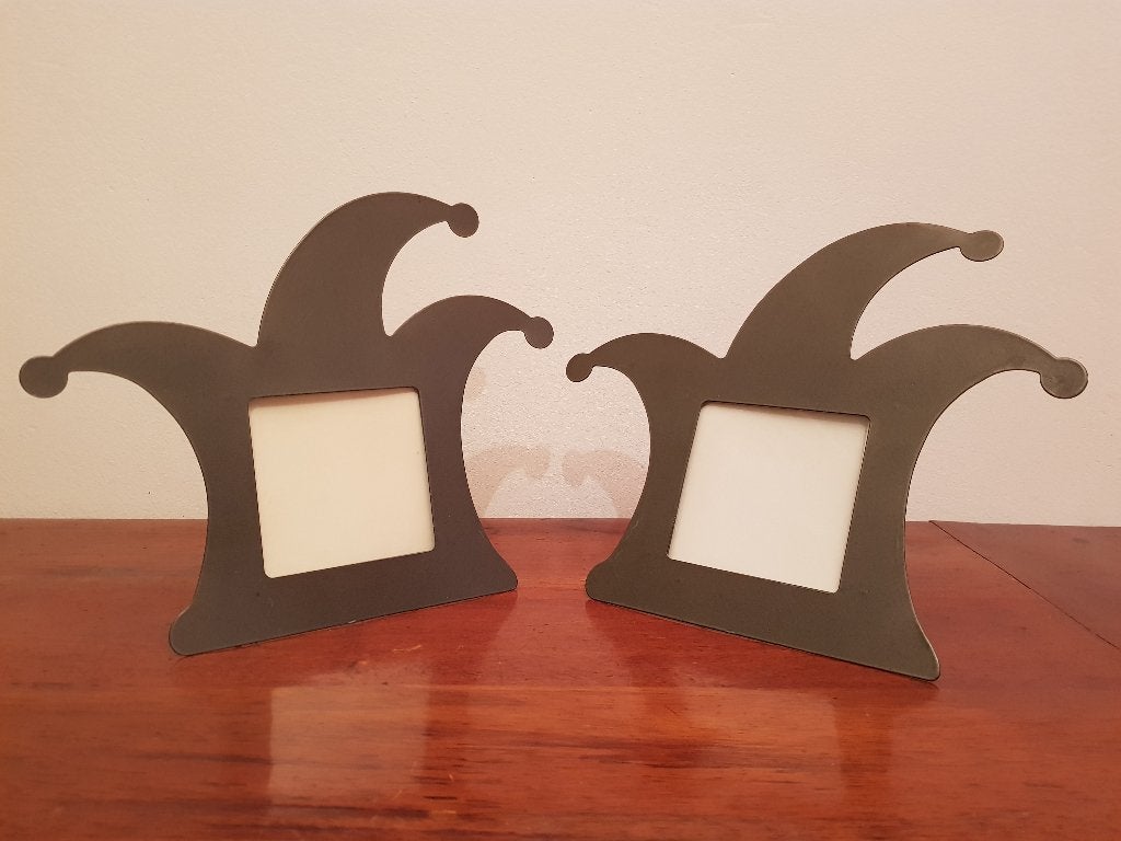 Twee mooie metalen fotolijsten - bijv. voor op de babykamer., Gebruikt, 11 cm, Ophalen of Verzenden, 11 cm